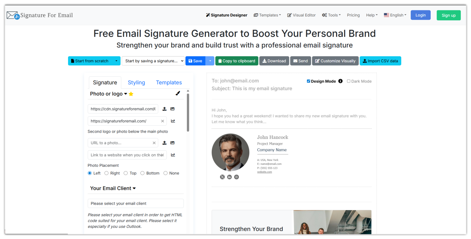 Confronto tra i migliori generatori di firme e-mail