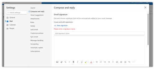 Outlook Live - Compose and reply